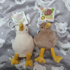 새상품 13cm 반전 키위새 인형 키링 가방고리 세트