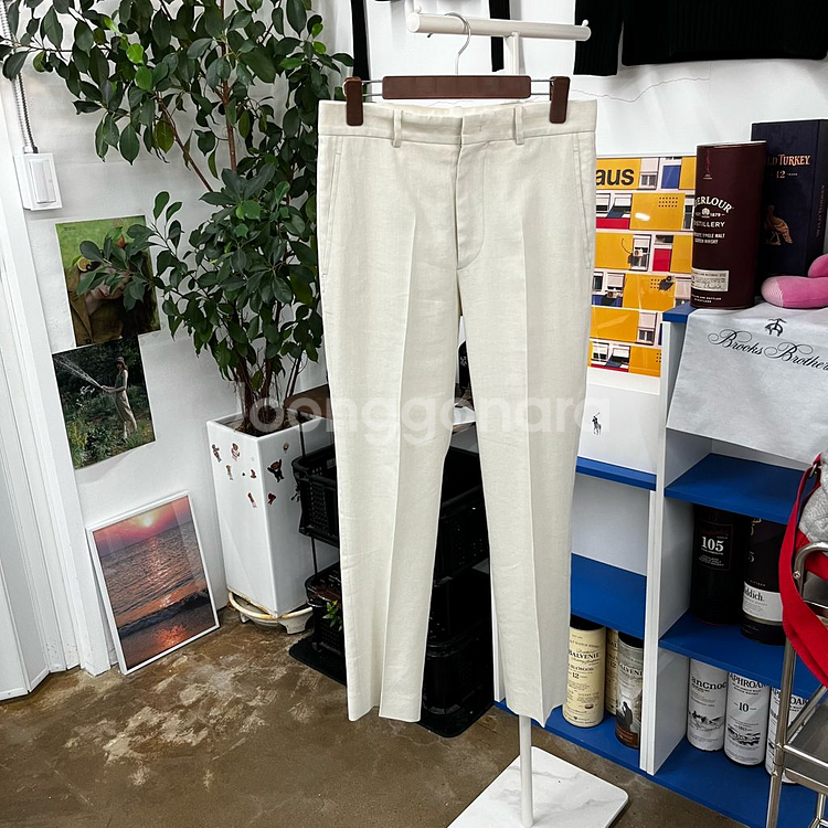 이자벨마랑 린넨/비스코스 팬츠 36--0