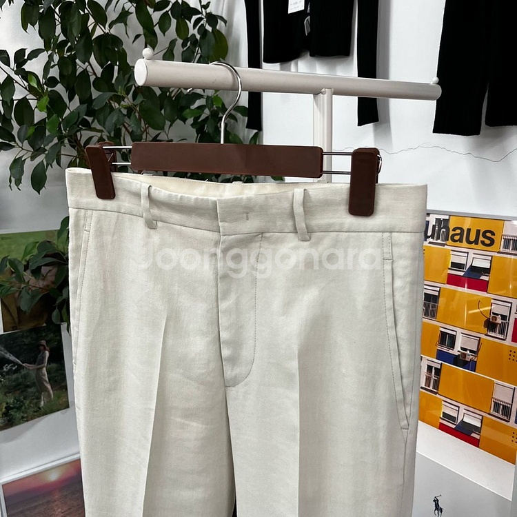 이자벨마랑 린넨/비스코스 팬츠 36--1