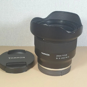 탐론 20mm F2.8 FE렌즈 필터포함