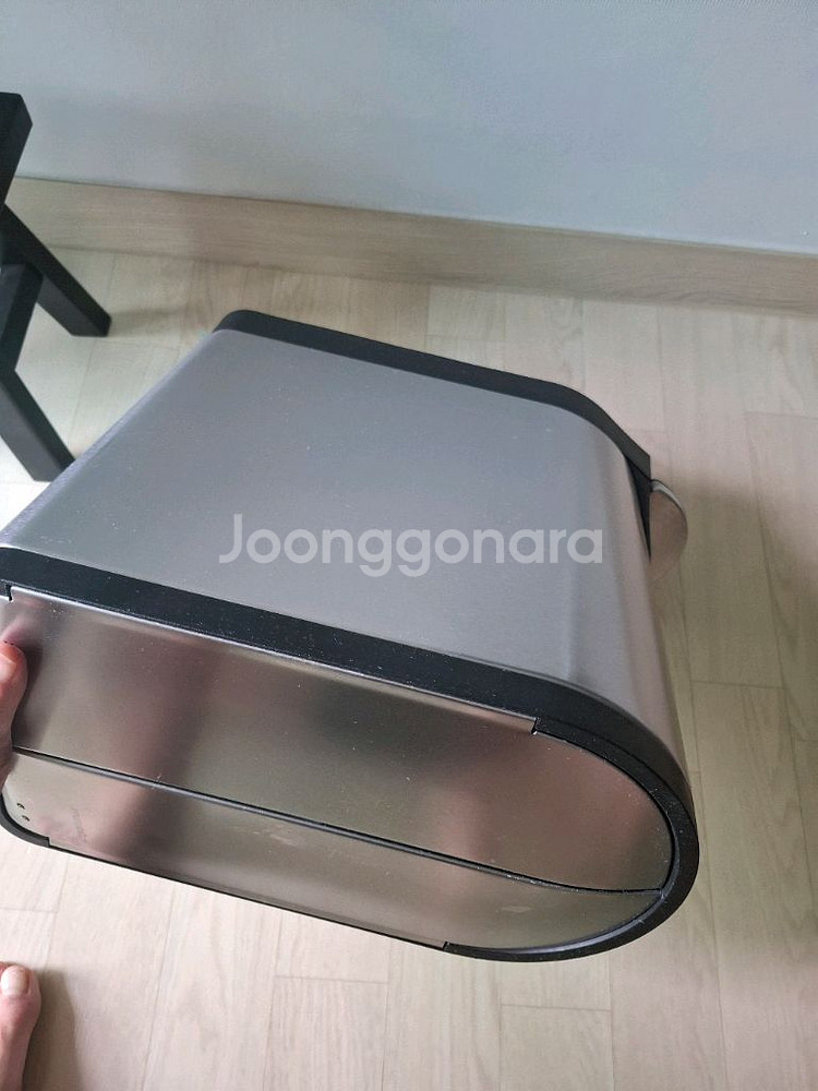 심플휴먼 스텐 버터플라이 10L 휴지통--1