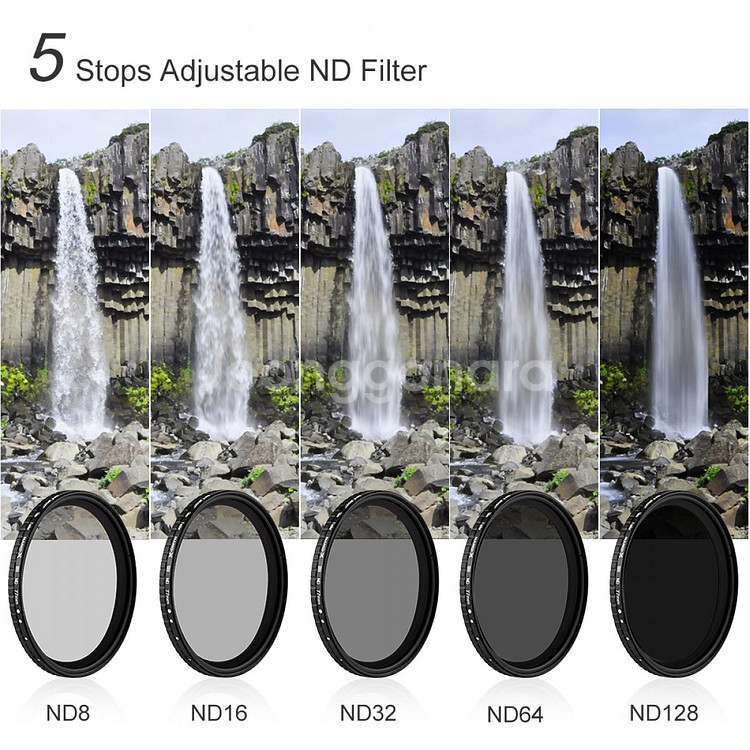 K&F 49mm NANO-X 가변 ND8-128 필터--7