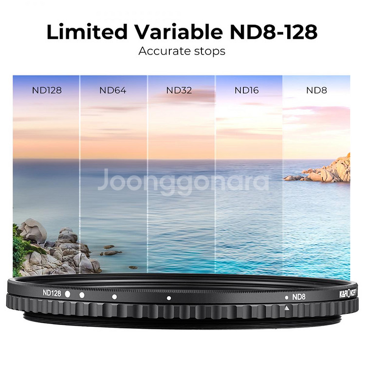 K&F 52mm NANO-X 가변 ND8-128 필터--5