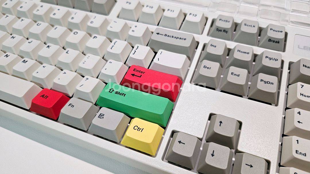 레오폴드 FC900R PD 화이트투톤 영문 저소음적축--2