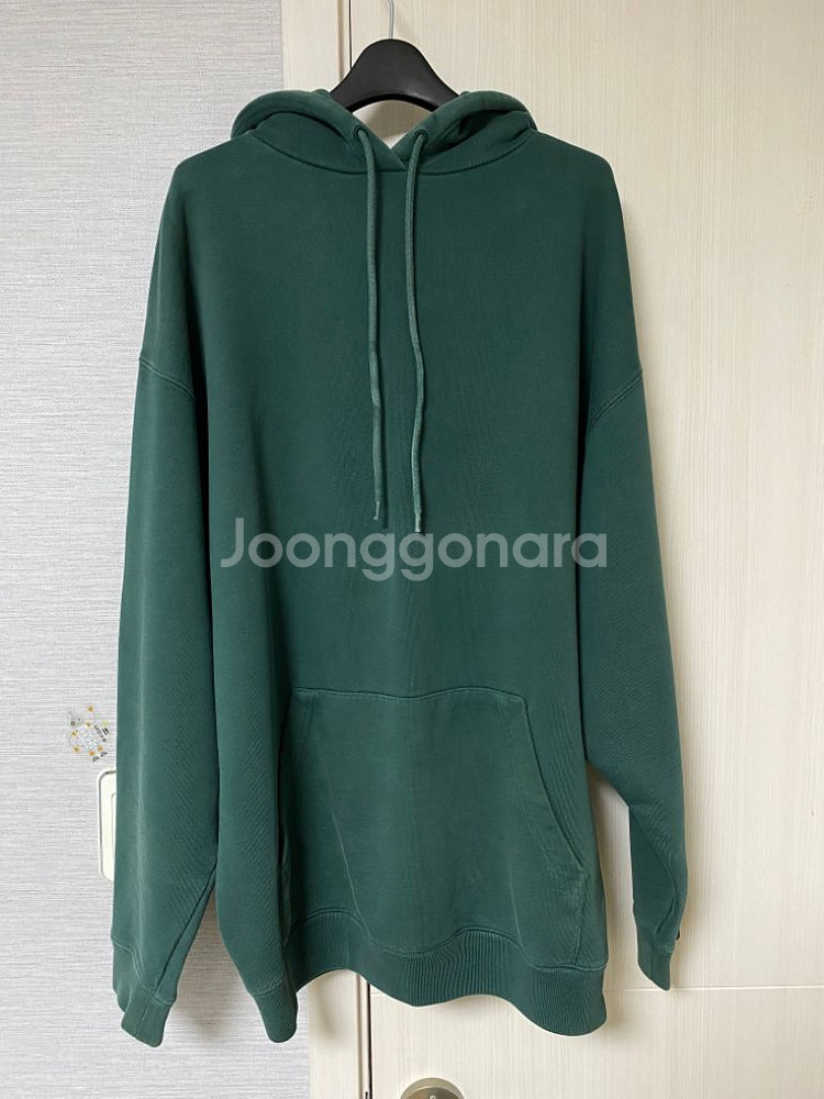 [M] 발렌시아가 백로고 후드 그린--1