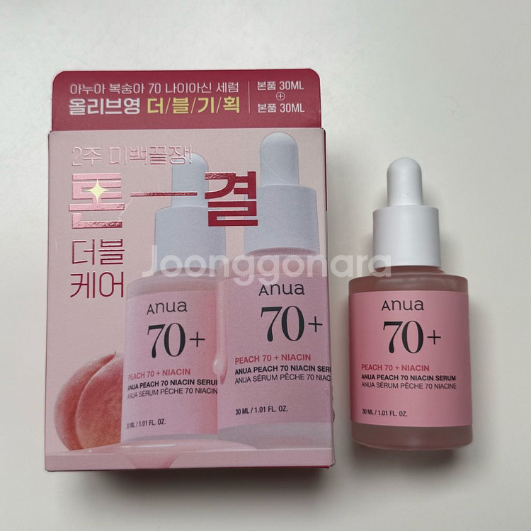아누아 복숭아 세럼 3병 일괄 미사용 새상품--0