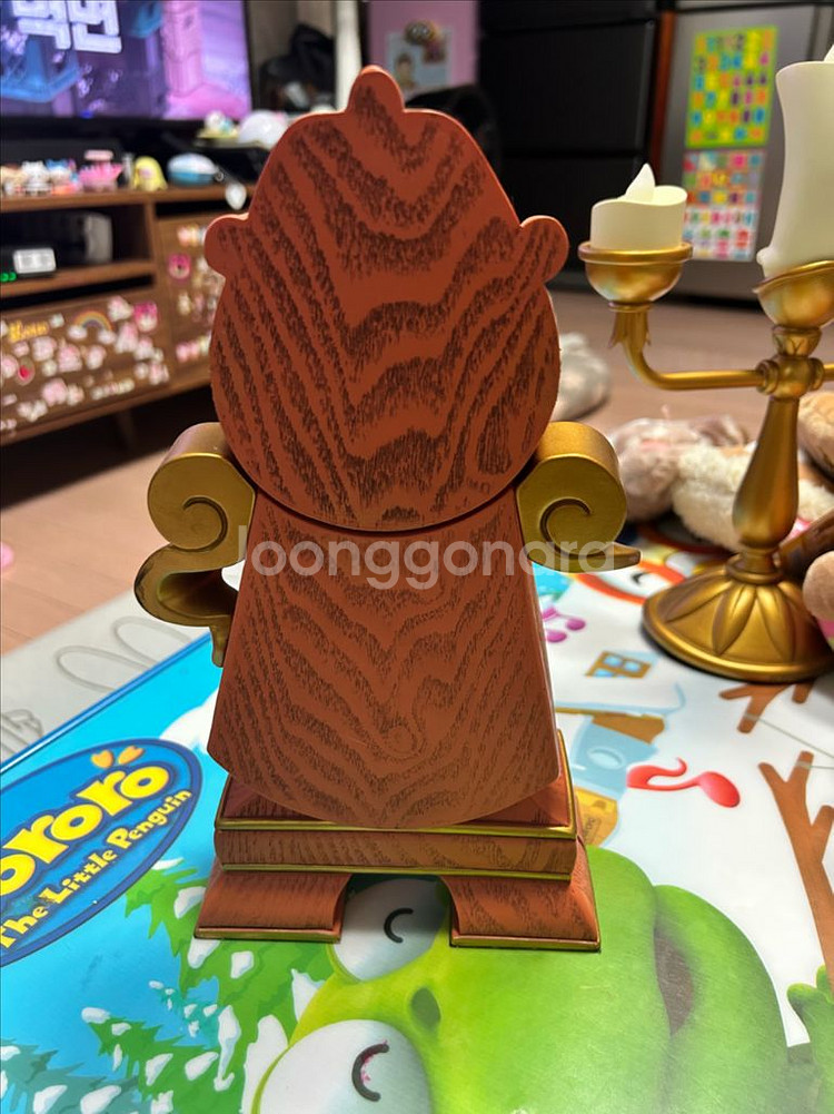디즈니 미녀와야수 피규어 콕스워스 시계--1