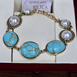 터키석 셋팅 팔찌