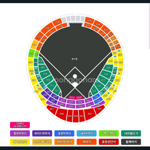 7/8,9,10일 두산 vs 롯데 중앙상단 2, 4연석