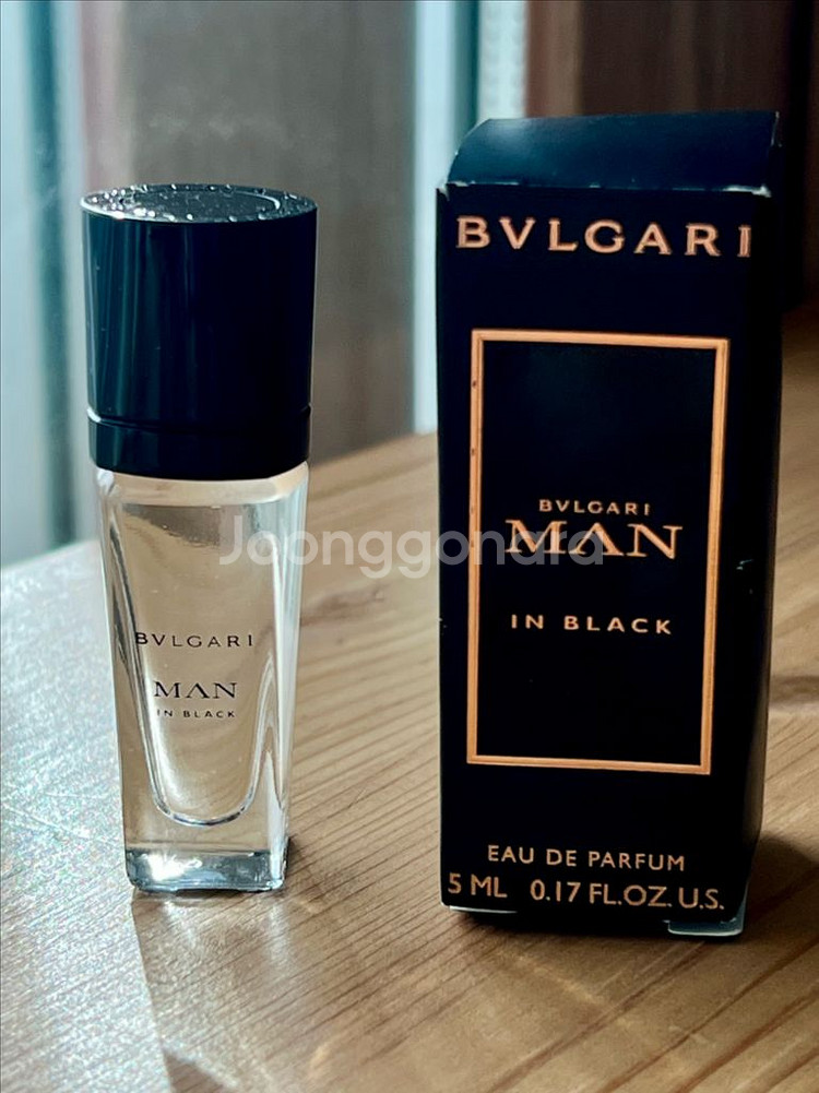 불가리 맨 인 블랙 오데퍼퓸향수 5ml 새상품--0