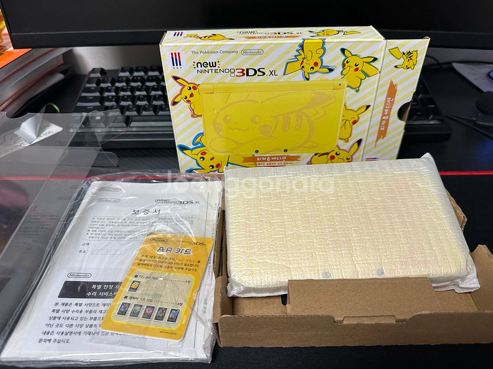 뉴 닌텐도 3ds 피카츄에디션 순정dL--2