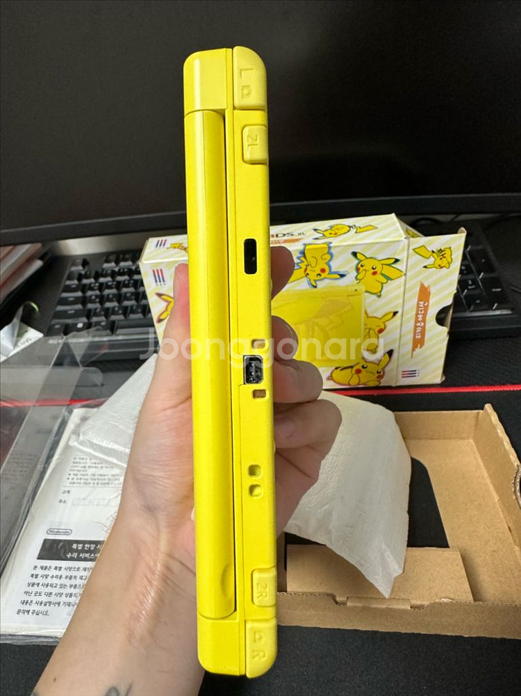 뉴 닌텐도 3ds 피카츄에디션 순정dL--6