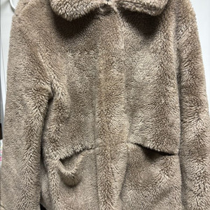 베지터블 시어링 양털자켓 브라운