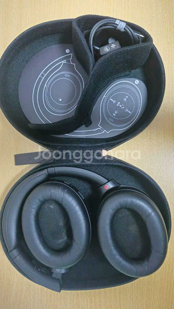 소니 WH-1000XM4 블랙 헤드폰--3