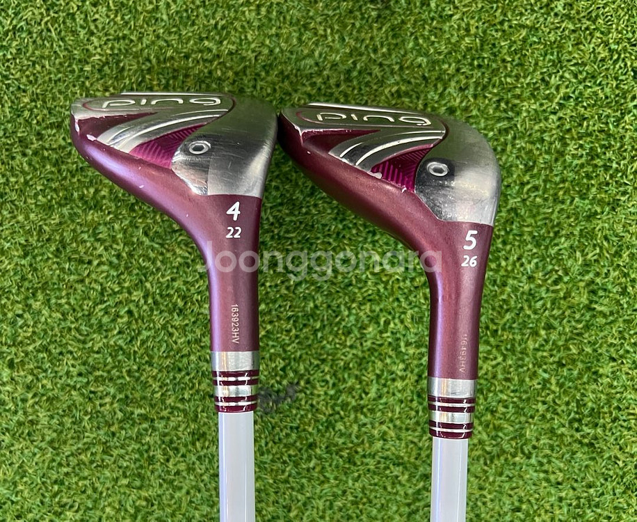 여성유틸 핑 정품 4번22도, 5번26도 일괄 팝니다--1