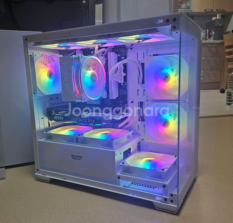 라이젠7500f,4060,32g 화이트 어항케이스--0