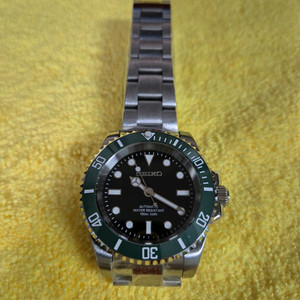 세이코 서브마리너 스타벅스 커스텀 40mm