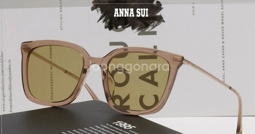 안나수이 선글라스 반투명 아시안핏(매장정품)--0