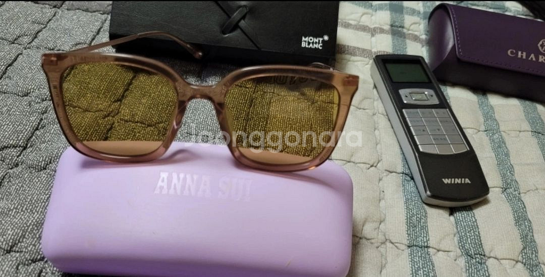 안나수이 선글라스 반투명 아시안핏(매장정품)--1