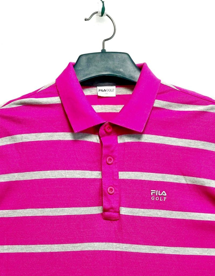 휠라골프 남성반팔티100-105 폴로 카라티 이미지