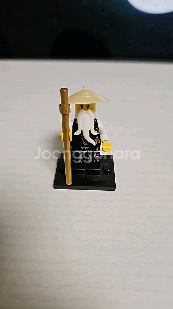 레고 닌자고 마스터 우 검은 도복 피규어 정품--0