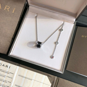 Chanel 투명 주얼리 듀얼 C 톱아즈 목걸이