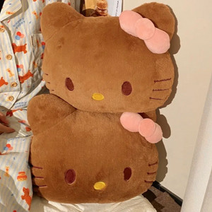 태닝 키티 얼굴 쿠션