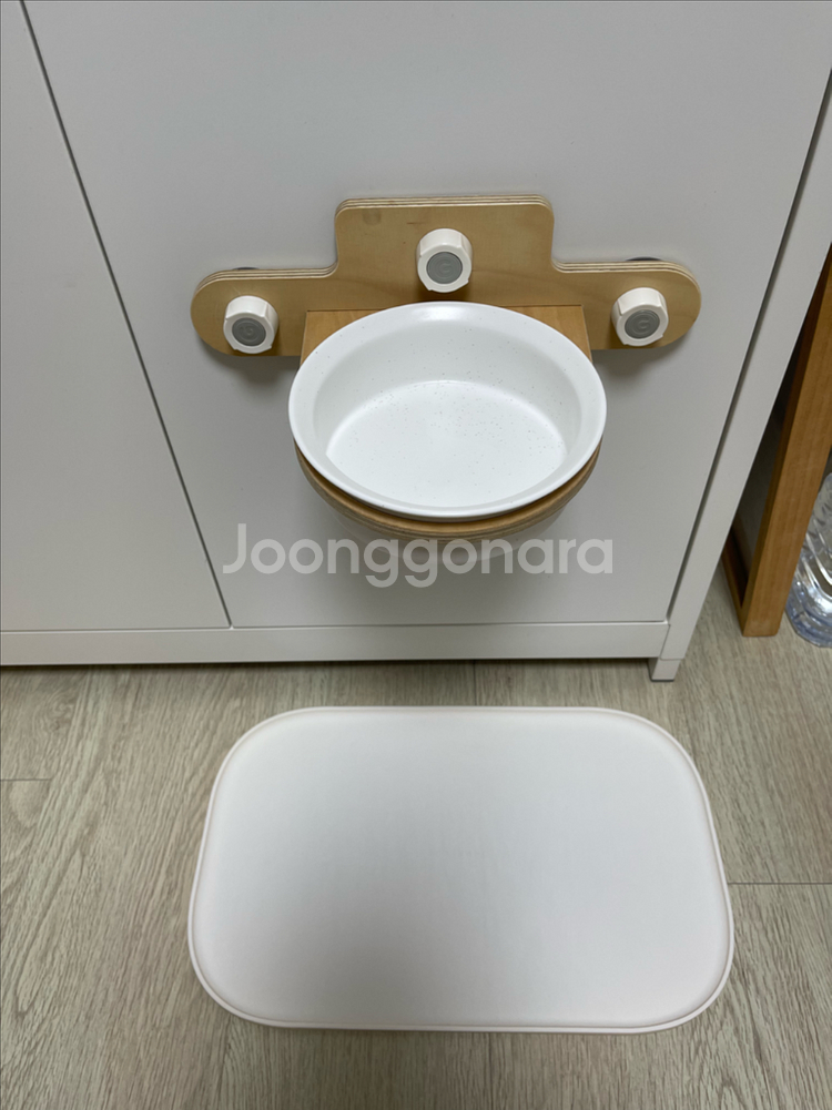 고양이 강아지 식기 테이블+식기 매트--0