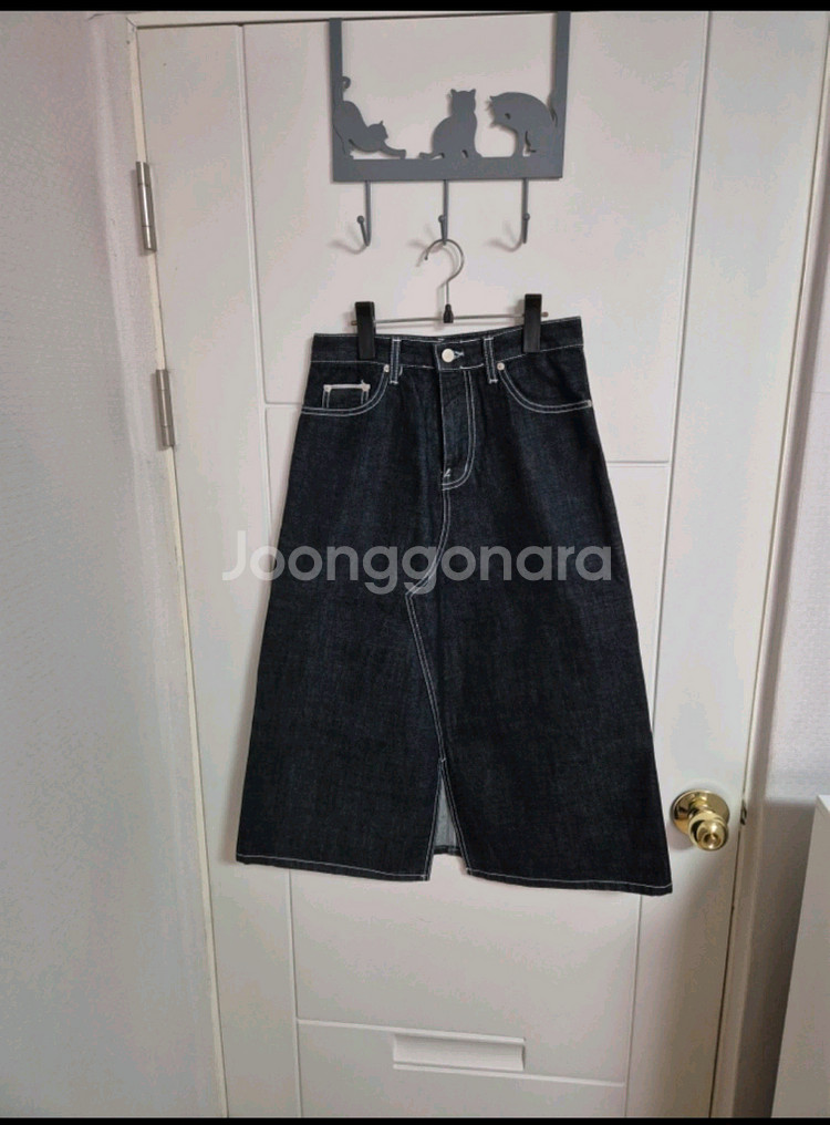 흑청 스커트 새상품 M--0