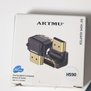 아트뮤 각도 변환젠더 HDMI, mini hdmi