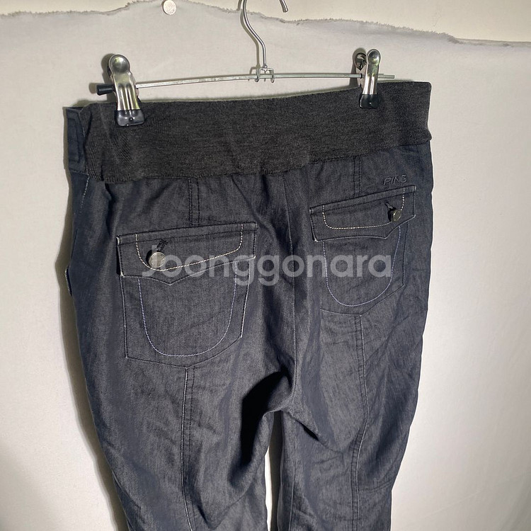 64CM)핑 여성 데님 골프 바지 청바지--4