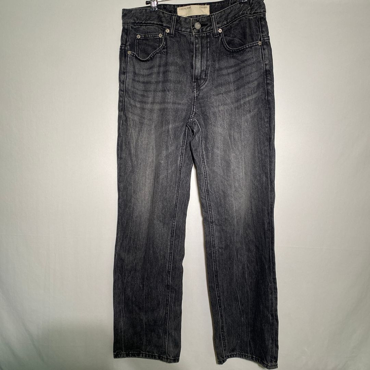 44)페이탈리즘 CRUDE 와이드 데님 청바지 이미지