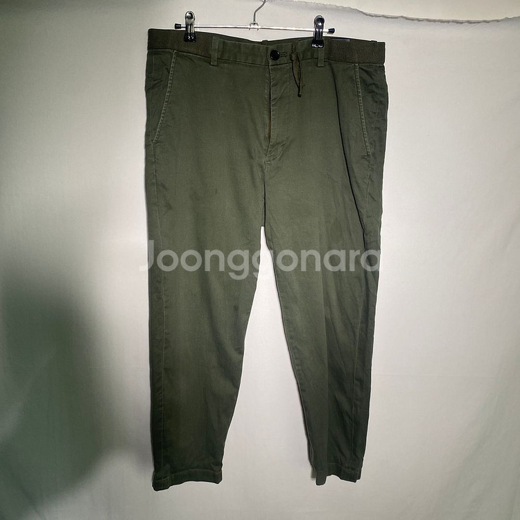 L)유니클로 허리밴딩 면바지 치노팬츠--5
