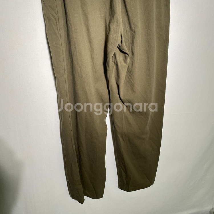 M)여성 와이드핏 투턱 치노팬츠 면바지--6
