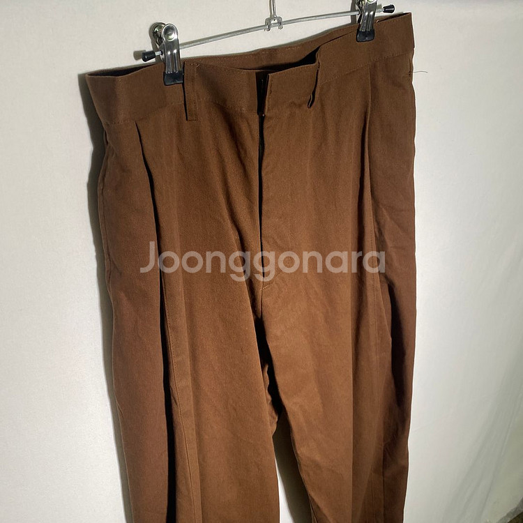 M)MOOD 와이드투턱 치노팬츠 면바지--0