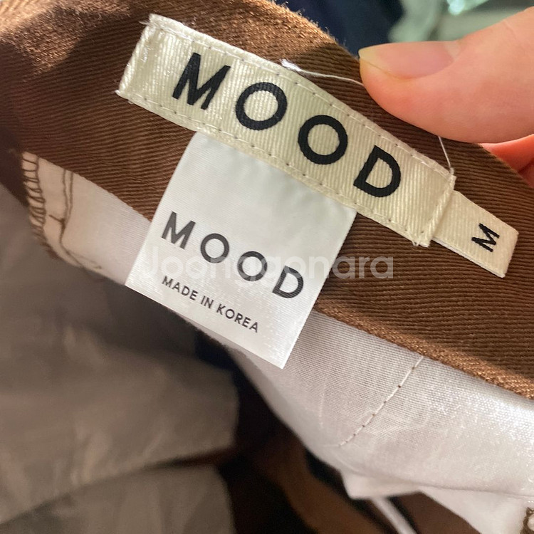 M)MOOD 와이드투턱 치노팬츠 면바지--6