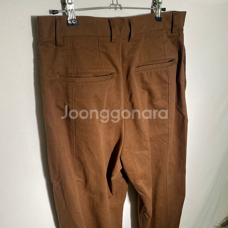 M)MOOD 와이드투턱 치노팬츠 면바지--4