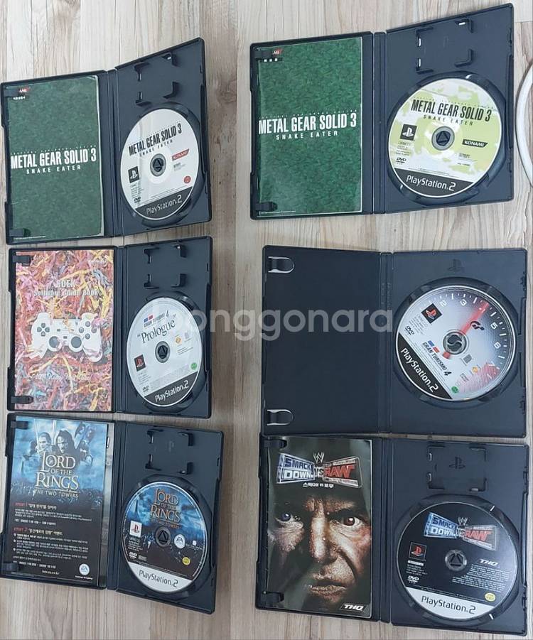 PS2 플스2 메탈기어솔리드3 반지의제왕 그란트리스모--6