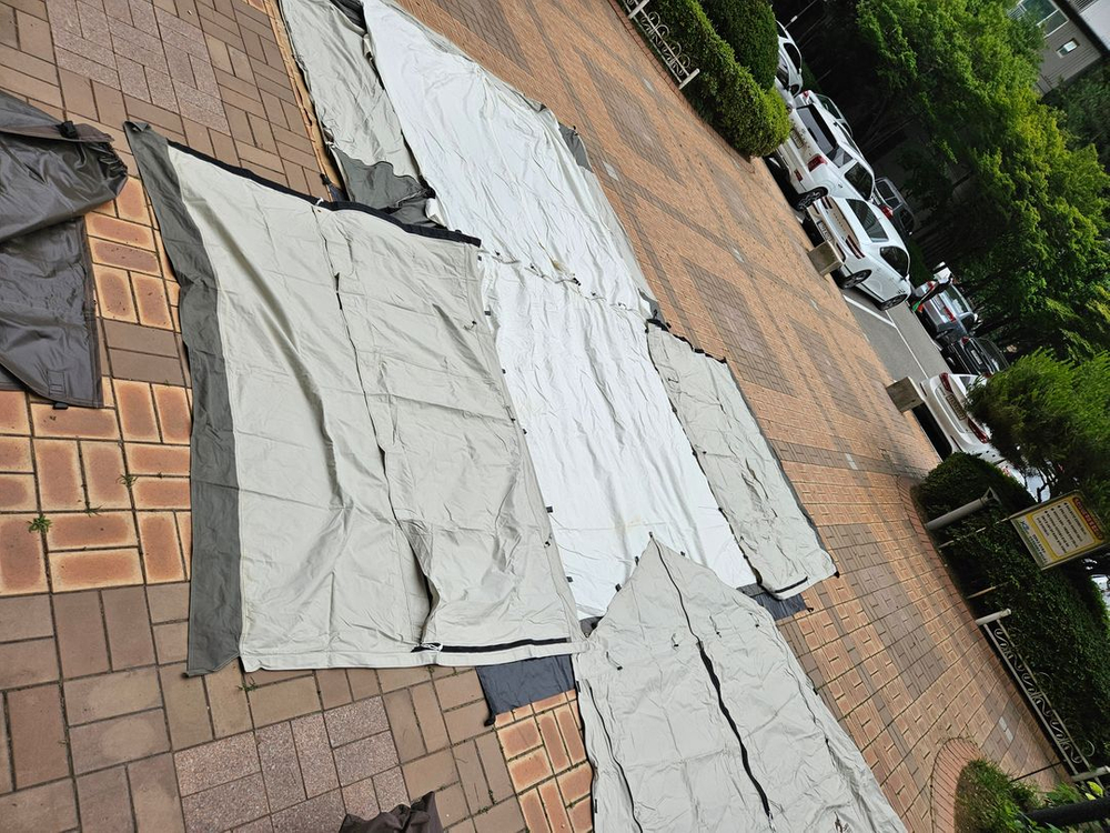 듀랑고 캐빈와이드 텐트 + 겨울 눈감상용 TPU패널 이미지