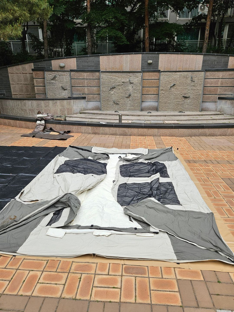 듀랑고 캐빈와이드 텐트 + 겨울 눈감상용 TPU패널 이미지