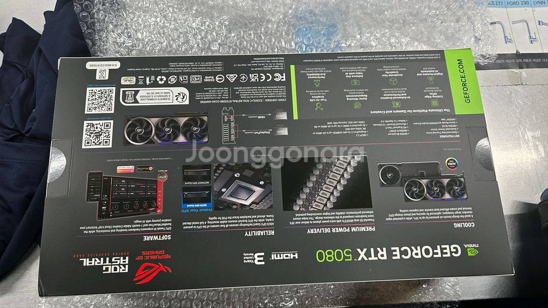 ASTRAL RTX5080 미개봉 팜니다. 아스트랄--4