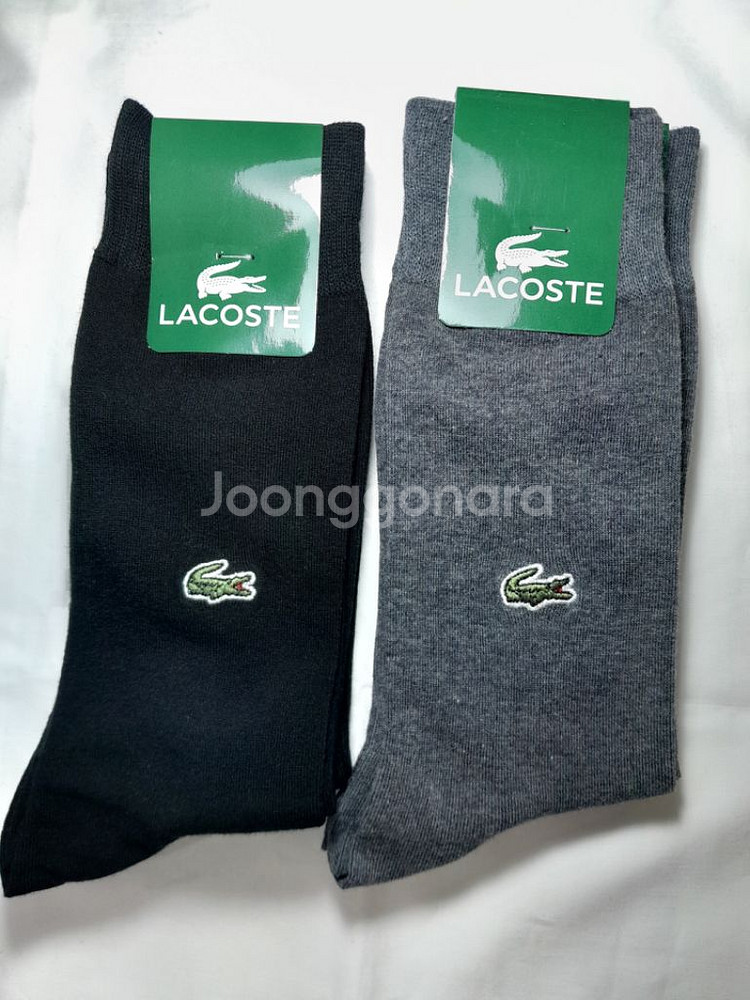 라코스트 신사양말 정장양말 봄 여름 두께 4종선택--2