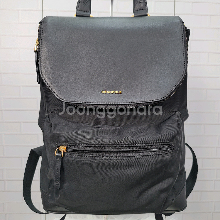 BEANPOLE 빈폴 케이프 배낭 백팩 블랙--1