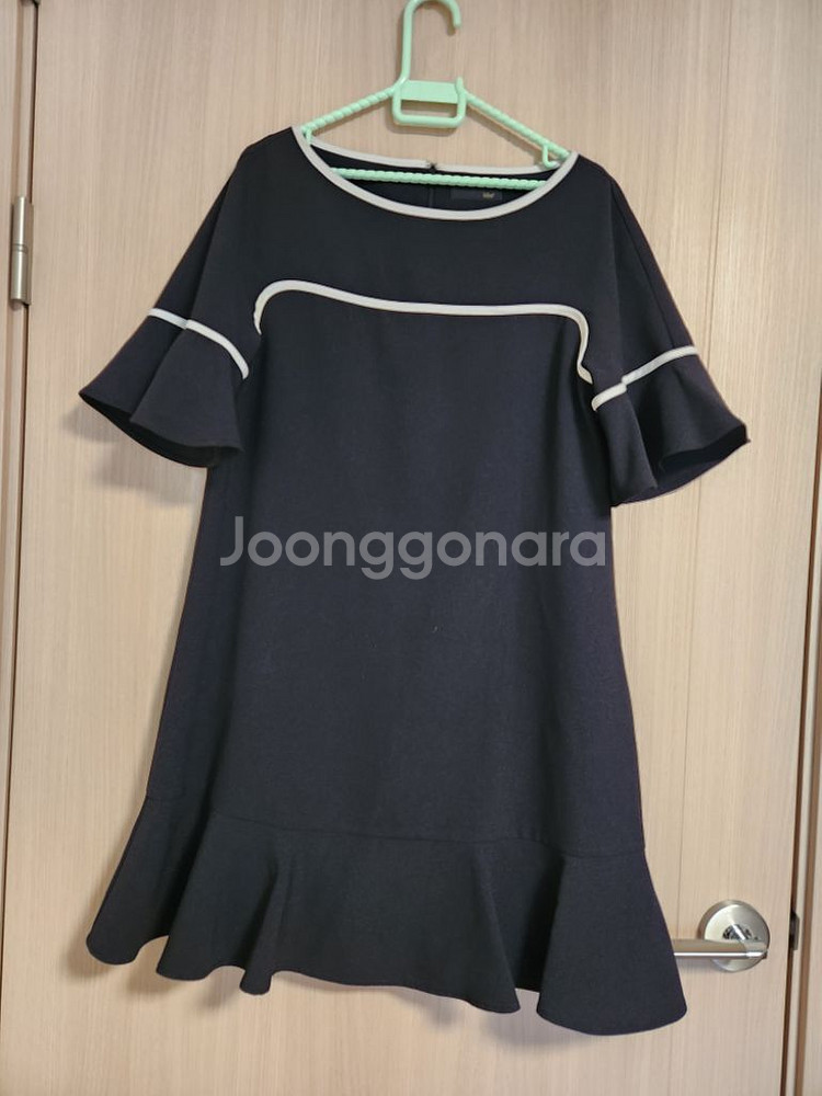 르샵 여자검정반팔원피스 정장원피스--0