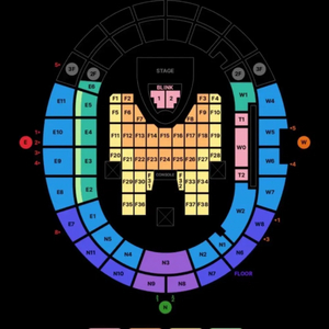 블랙핑크 콘서트 7/5 E구역 2장 응원봉 2개 포함