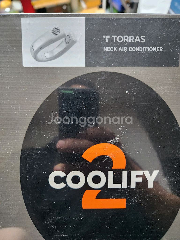 토라스 COOLIFY2 넥 에어컨 화이트 블랙--0
