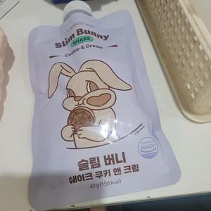 슬림버니 단백질 쉐이크 쿠키앤크림 맛 3개