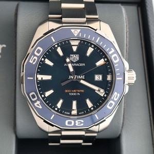 태그호이어 구형 아쿠아레이서 쿼츠 청판 43mm