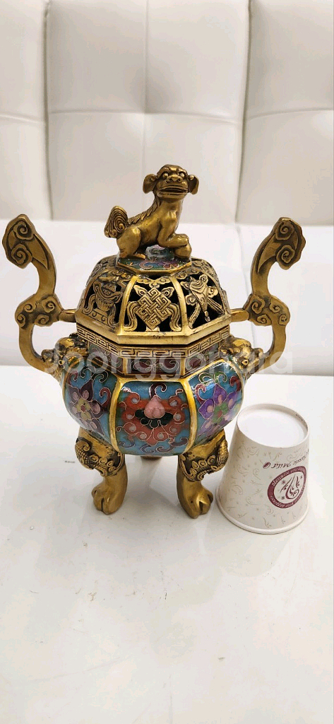 동태범랑 삼족향로--1