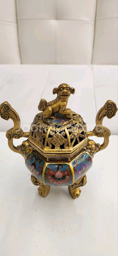 동태범랑 삼족향로--2